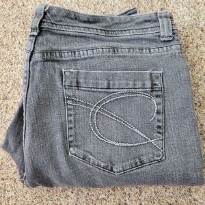 Chico's Platinum Straight Leg Jean Size 2 Short